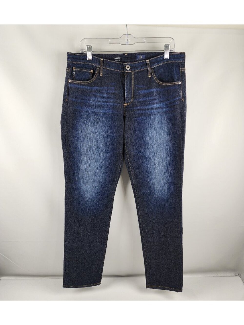AG Adriano Goldschmied Jeans Women Blue The Stilt Cigarette Leg Denim (32x30)